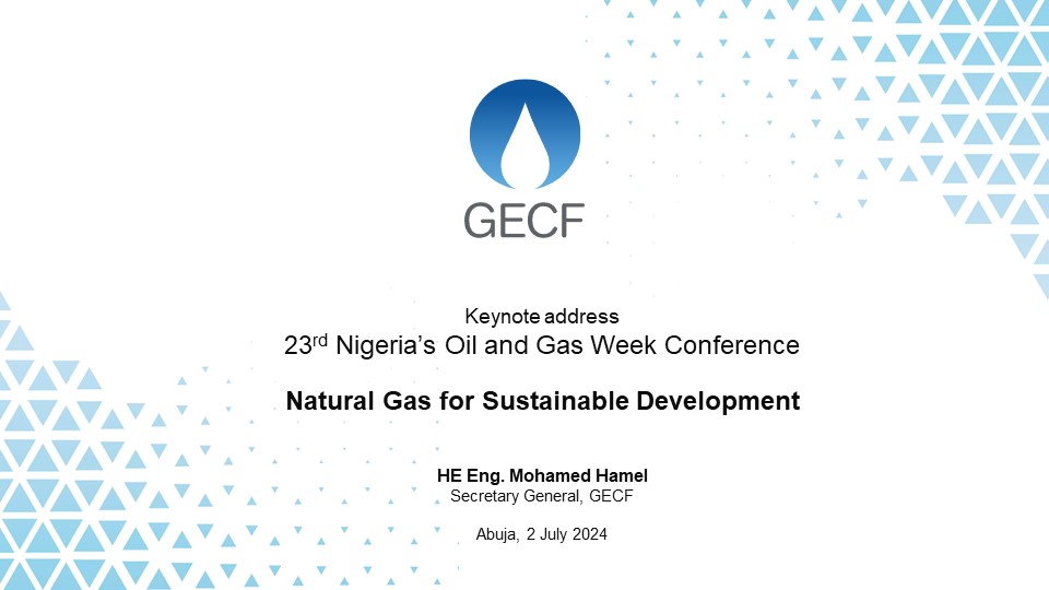 GECF Secretary General's Keynote Address -23rd Nigeria Oil and Gas Week Conference and Exhibition