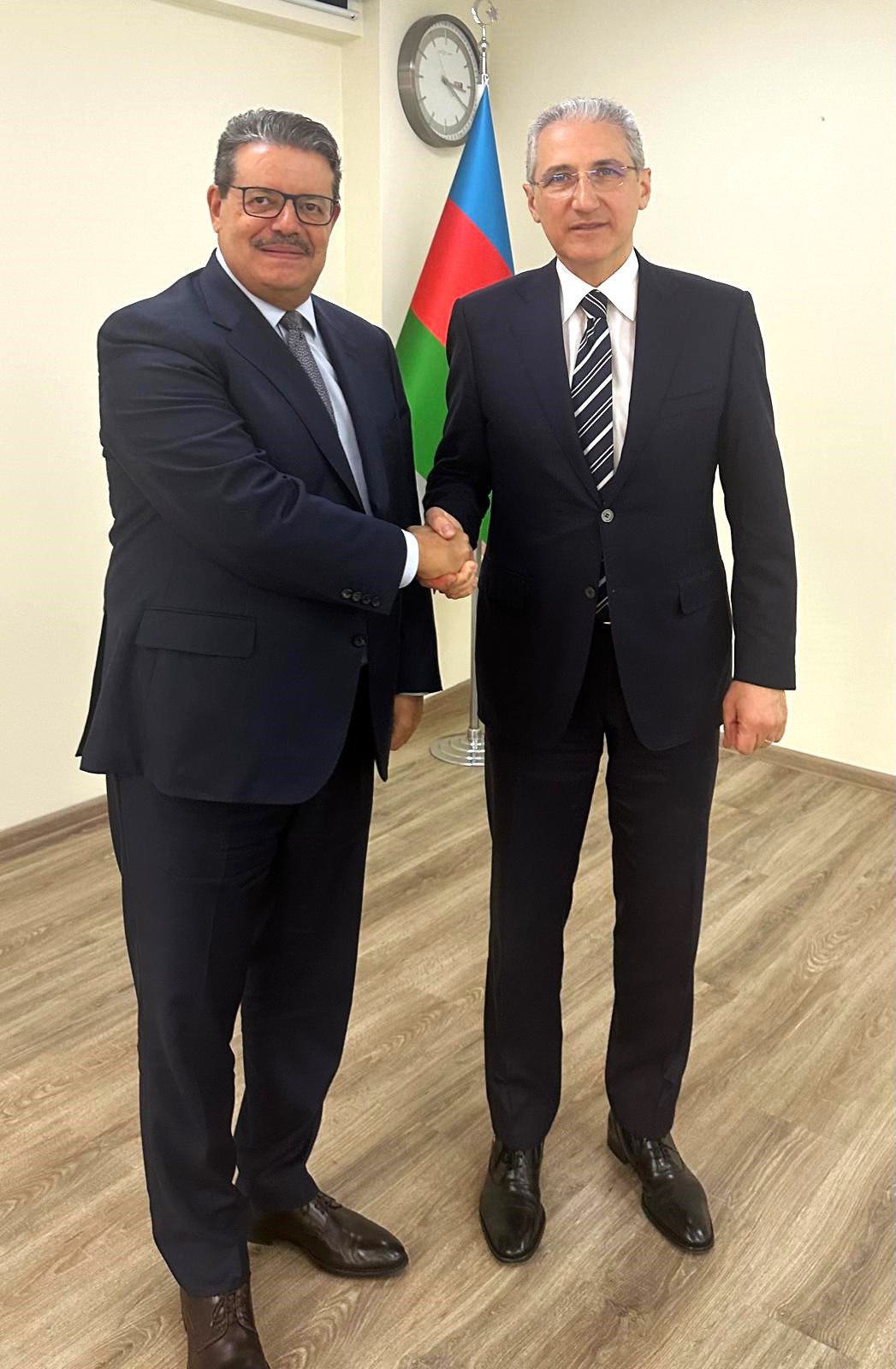 H.E. Mohamed Hamel, Secretary General of the Gas Exporting Countries Forum (GECF), held a productive bilateral meeting with H.E. Mukhtar Babayev, COP29 President-Designate and Azerbaijan’s Minister of Ecology and Natural Resources