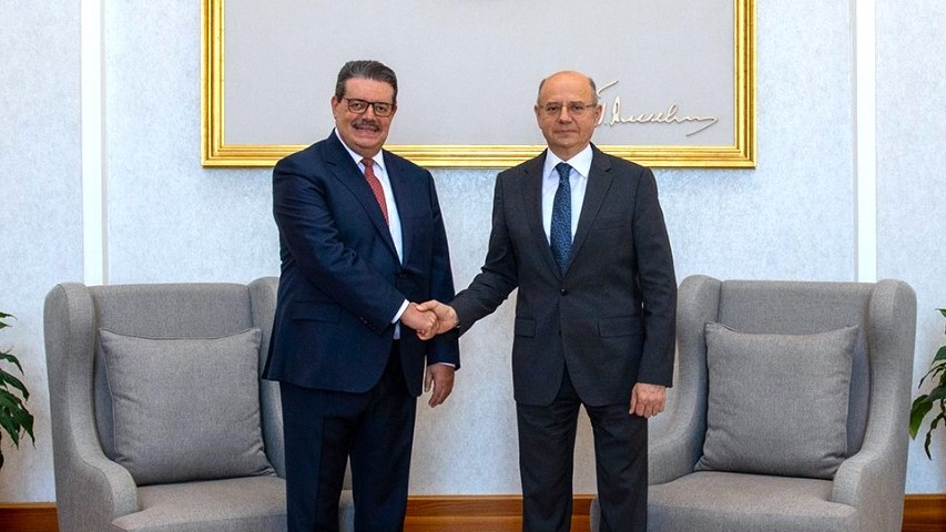 HE Eng. Mohamed Hamel, Secretary General, GECF, meeting with H.E. Parviz Shahbazov, the Minister of Energy of Azerbaijan Republic