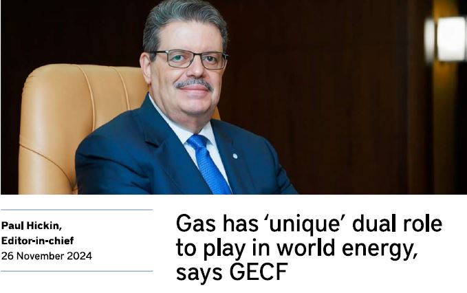 HE Eng. Mohamed Hamel, Secretary General, GECF, exclusive interview with Petroleum Economist