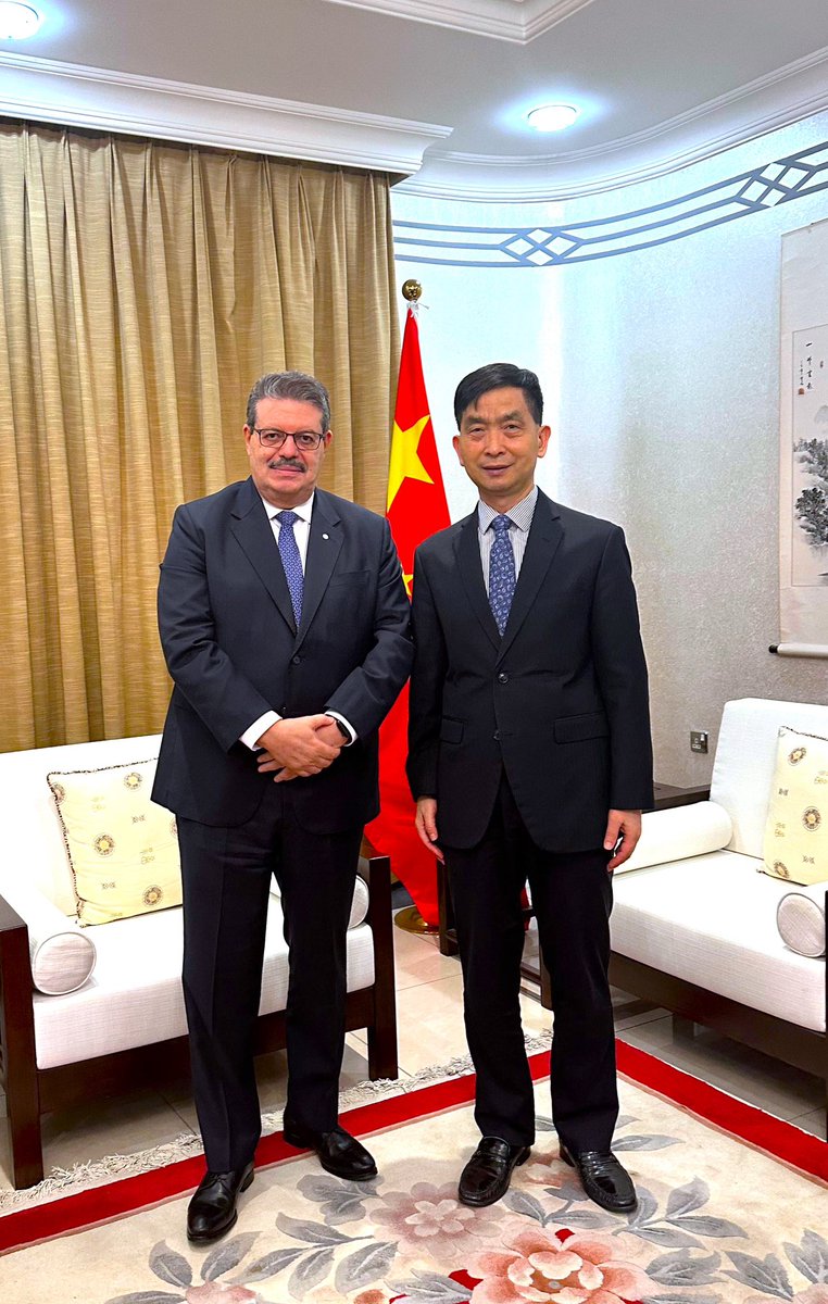 Secretary General of the GECF, met with HE Cao Xiaolin, Ambassador of the People’s Republic of China to the State of Qatar, at the Embassy of China in Doha