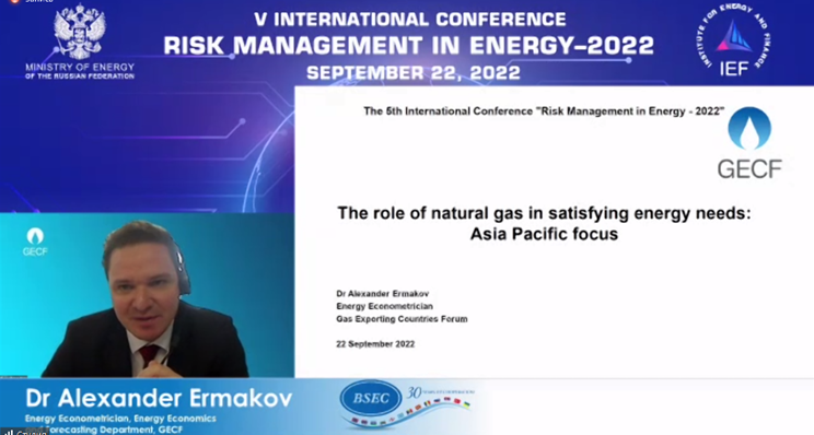 GECF participates in 5th int’l conference on Risk Management in Energy