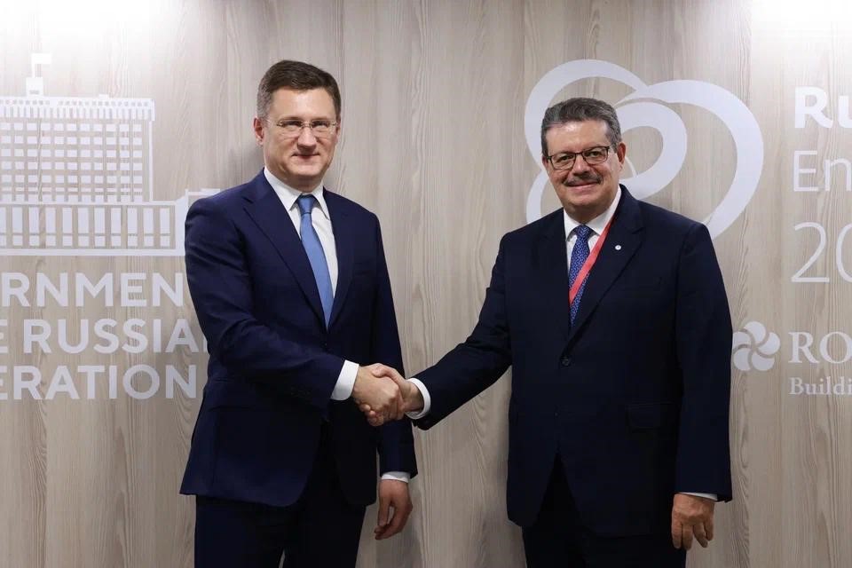 GECF Secretary General Meets Russian Deputy Prime Minister on the Sidelines of REW 2025