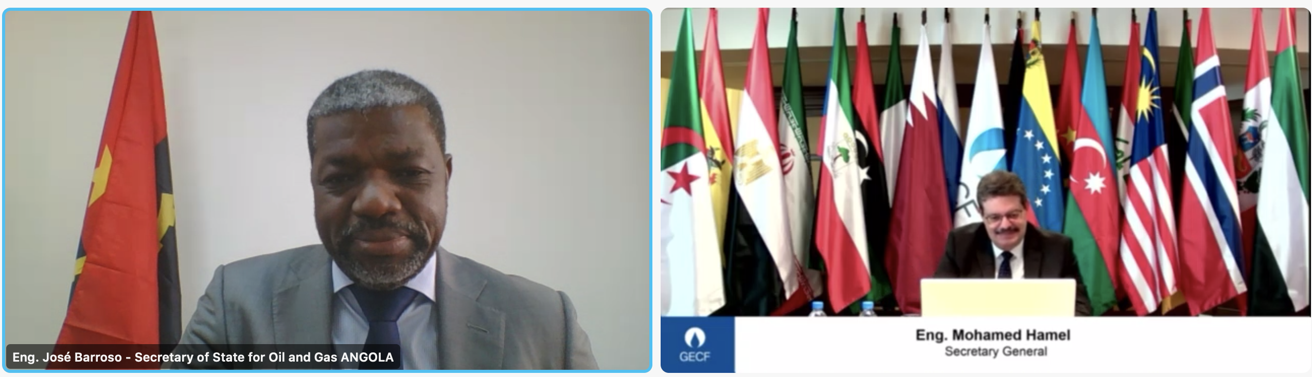 Meeting of the Secretary General with Angola’s Secretary of State for Oil and Gas