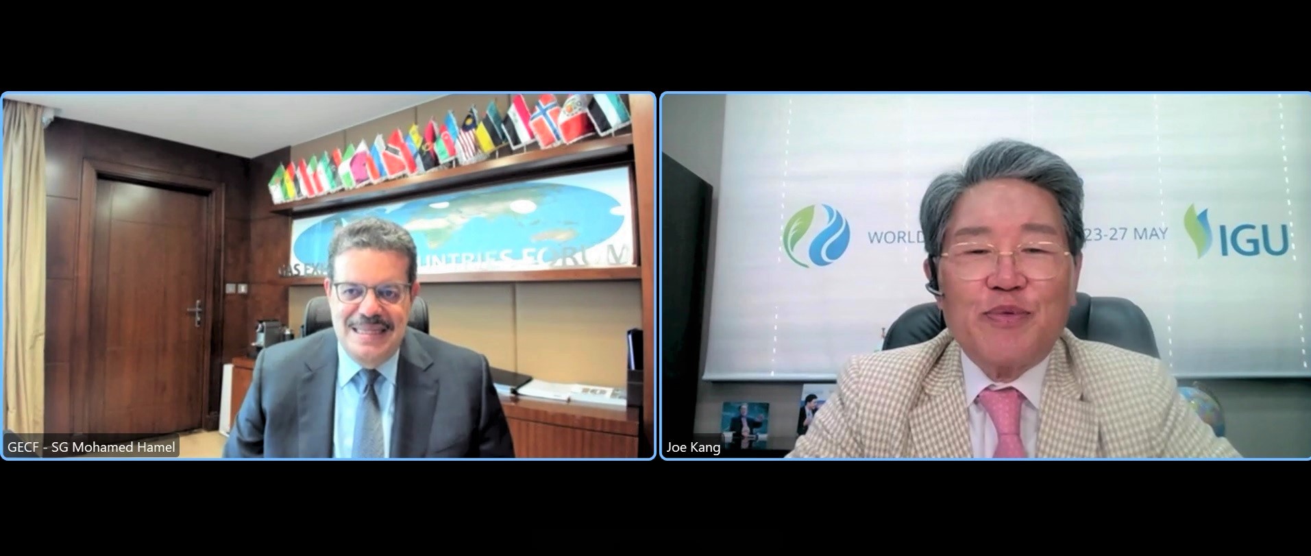 GECF, IGU discuss closer cooperation