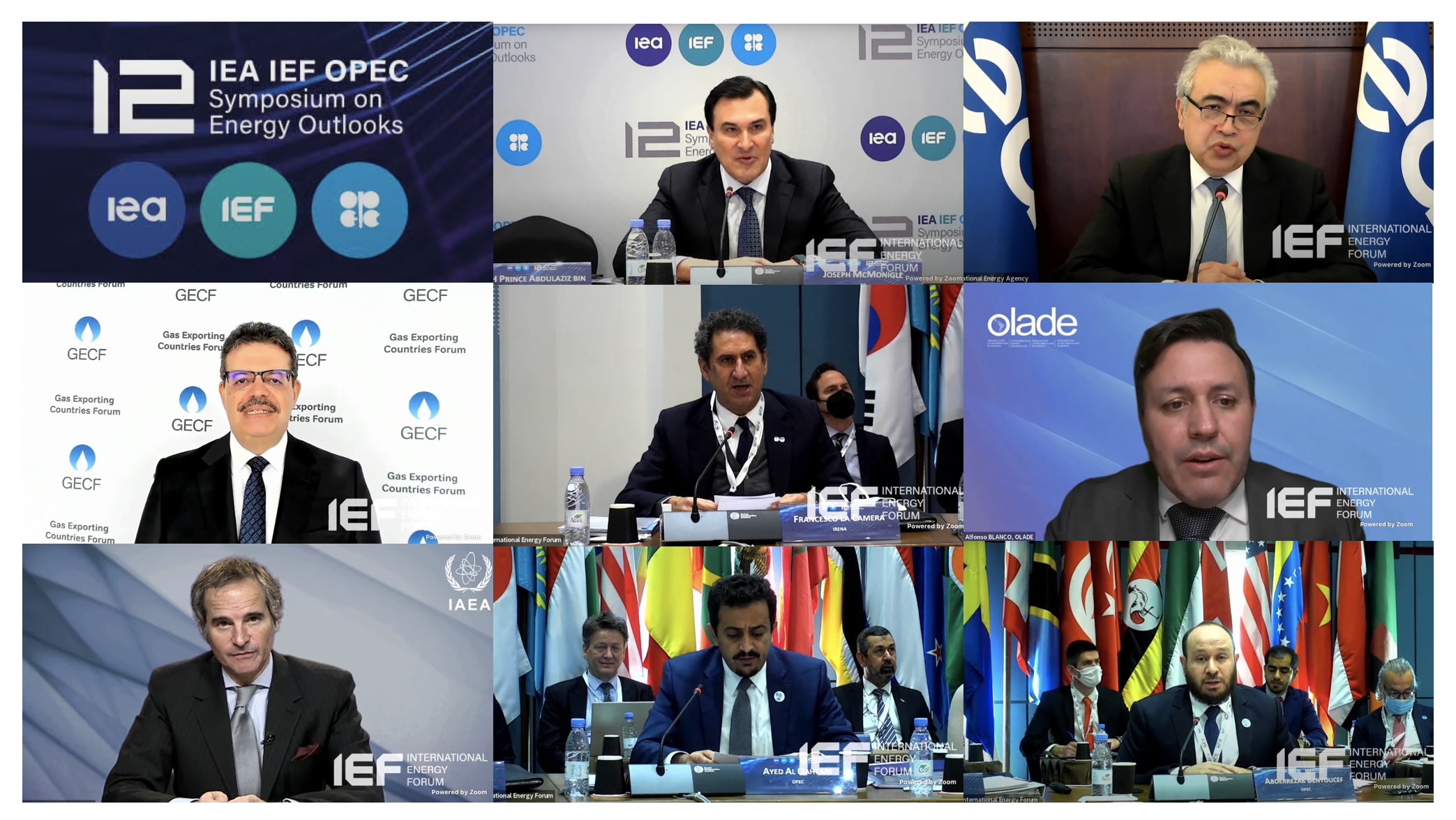 GECF participates in IEA-IEF-OPEC Symposium on Energy Outlooks