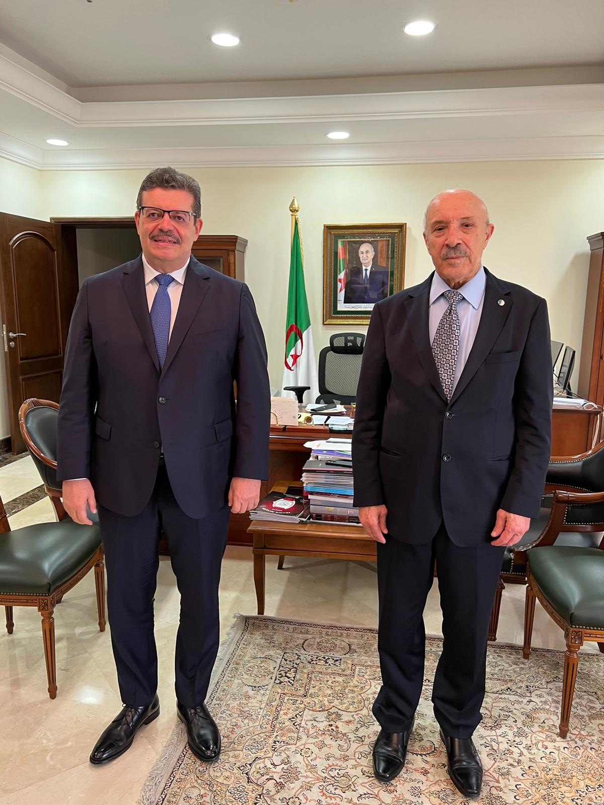 Meeting of the Secretary General with Ambassador of Algeria to the State of Qatar