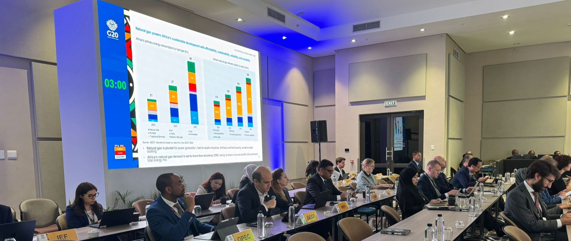 GECF Highlights the Role of Natural Gas in Africa’s Sustainable Development at the G20 Energy Transition Working Group Meeting