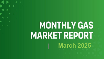 Monthly Gas Market Report - The release of the March 2025 edition 