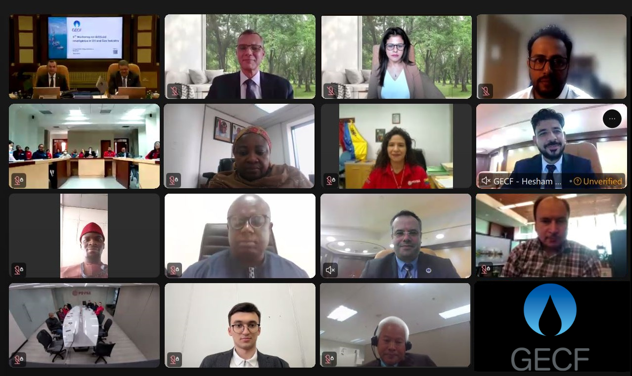 3rd GECF Workshop on Artificial Intelligence (AI) in the Oil and Gas Industry