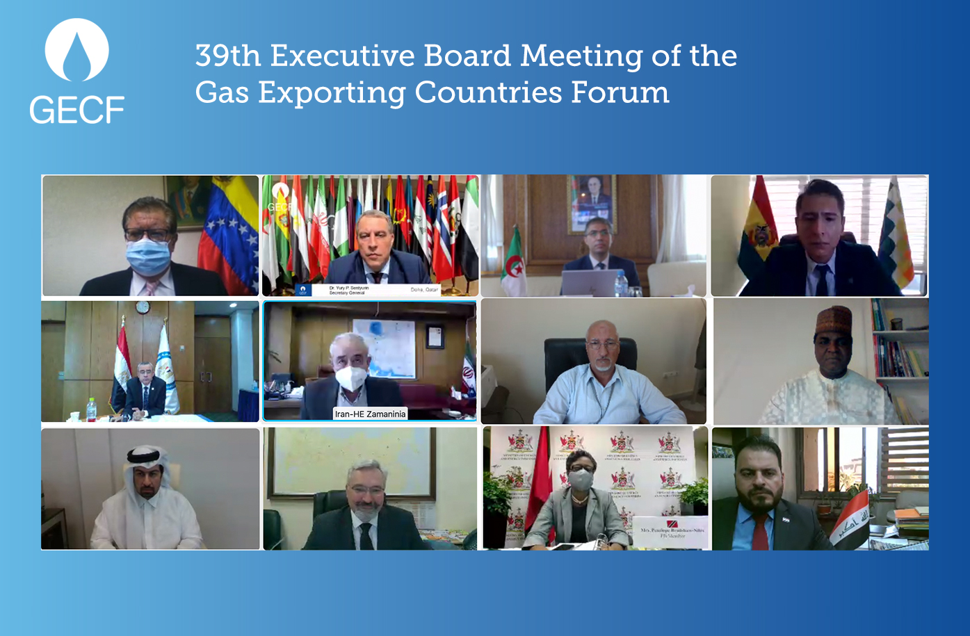 39th Executive Board Meeting of the Gas Exporting Countries Forum