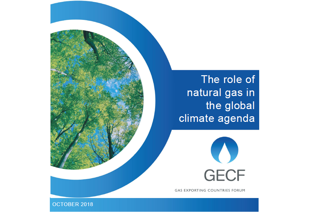 GECF report on the role of natural gas in the global climate agenda