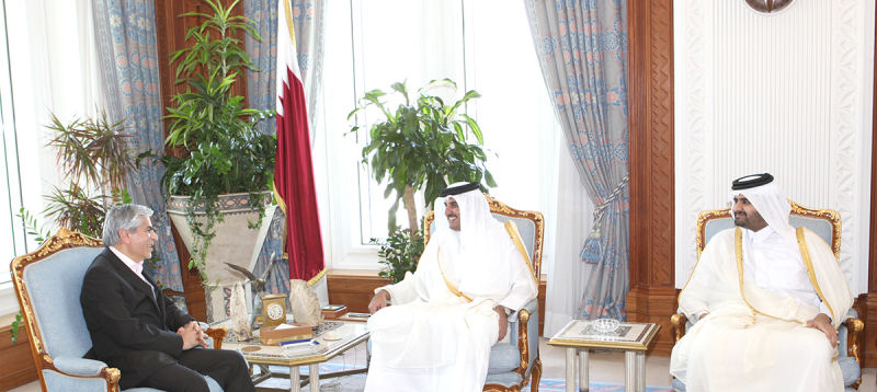 Courtesy call on HH Sheikh Tamim Bin Hamad Al Thani, Emir of the State of Qatar