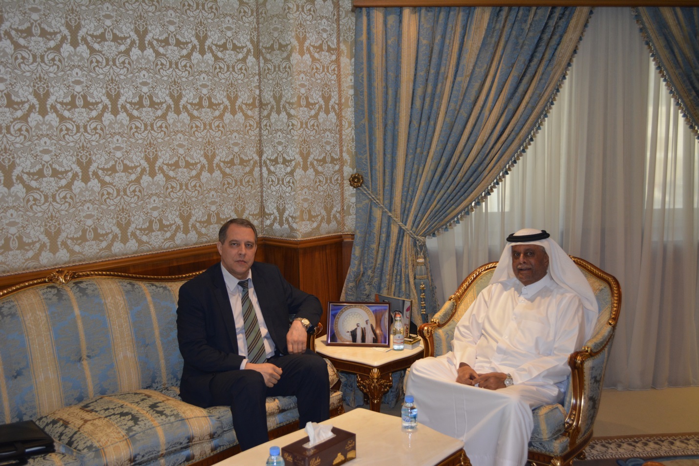 GECF Secretary General visits the Chairman of The Al-Attiyah Foundation