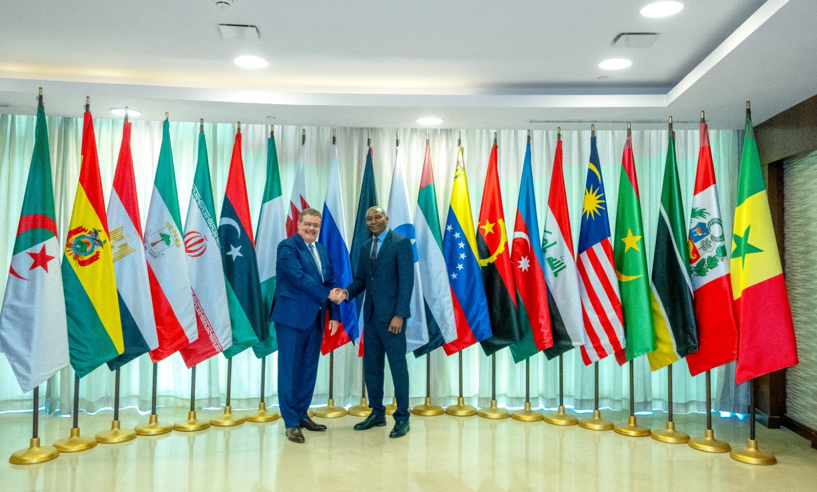 The GECF Welcomes Its New Secretary General at Its Headquarters in Doha, State of Qatar