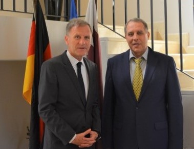 HE Dr. Sentyurin visits German Ambassador